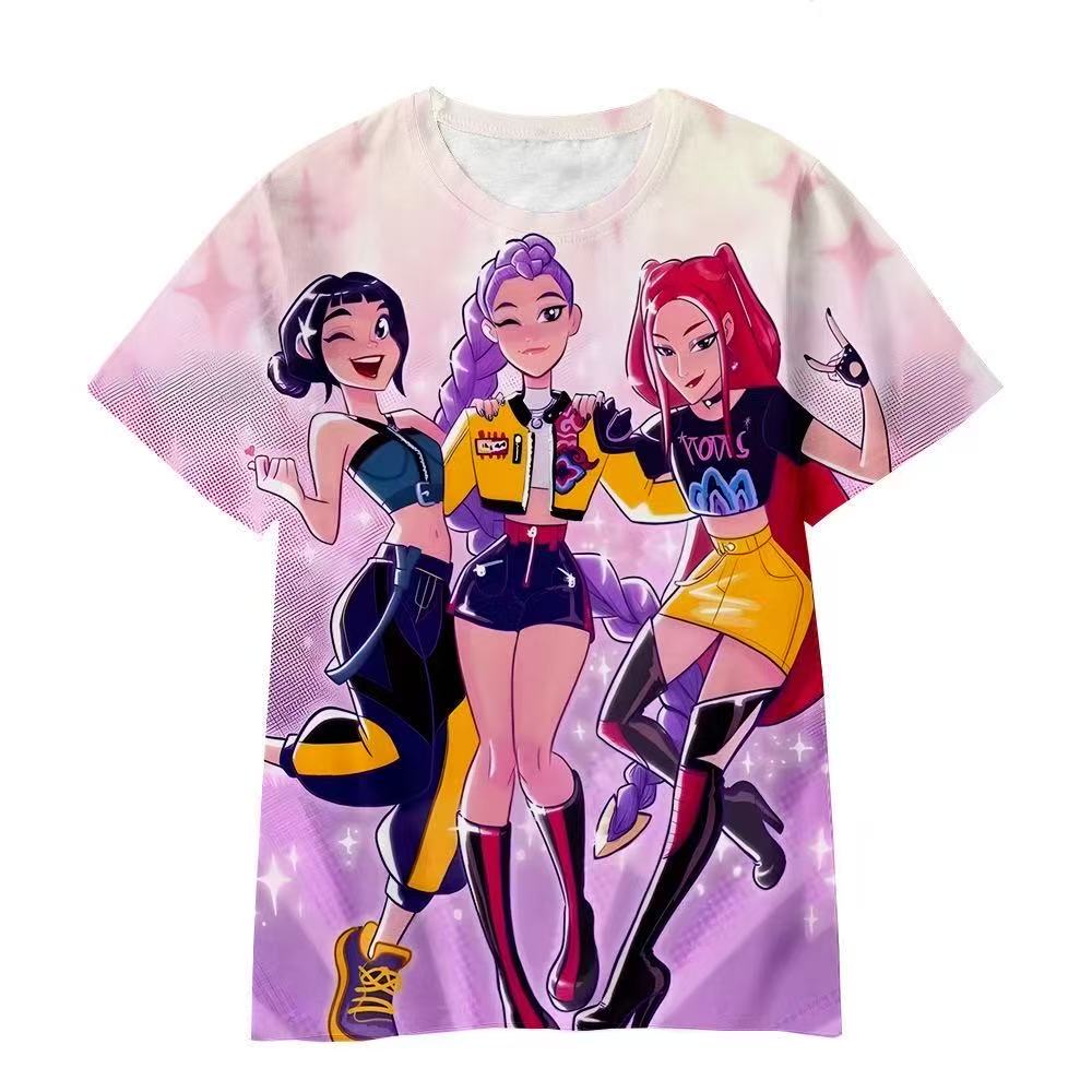 Full-Print Stylised Huntrix T-shirt